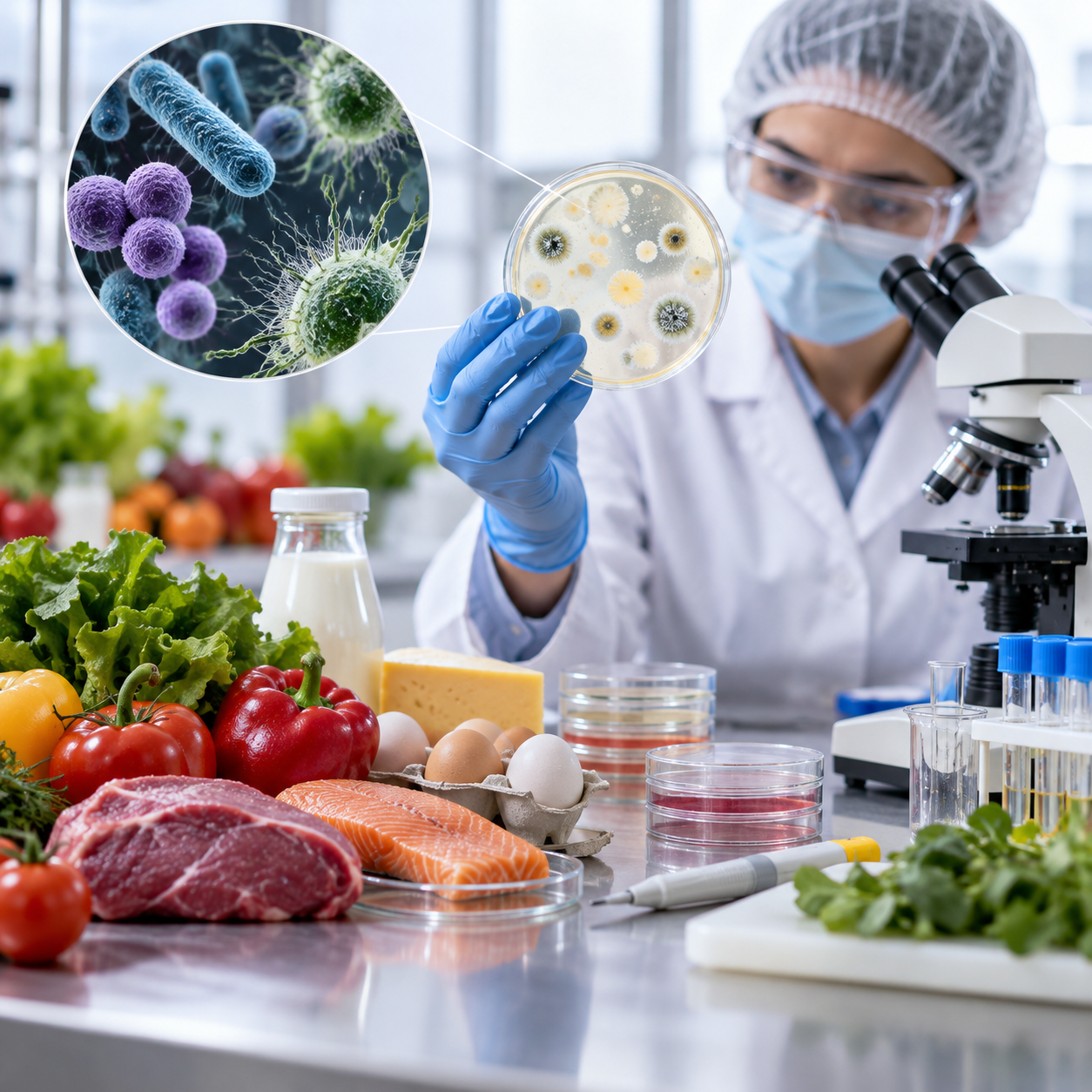 Mikrobiyolojik Analiz Nedir? Gıda Güvenliğinde Mikrobiyolojik Kontrolün Önemi